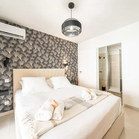 Modern Flat -1br- 2 Terraces, Parking Cannes